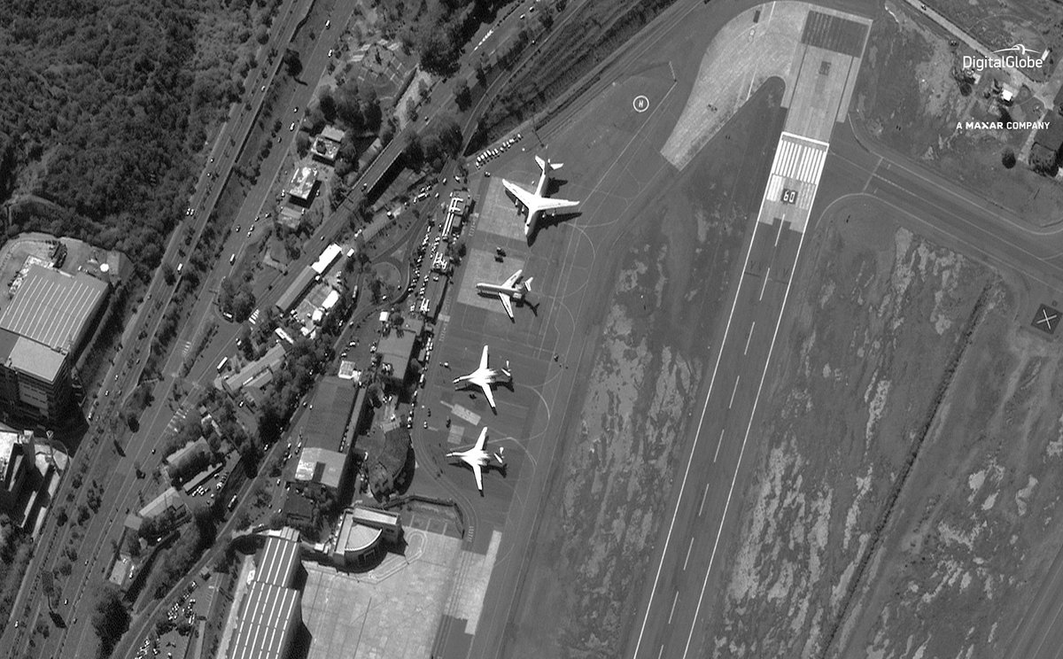 Digital Globe image of Tu-160 in Venezuela 
