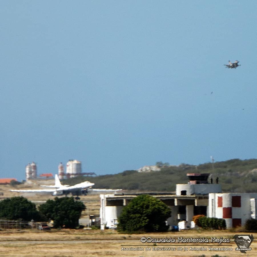 Photo: Tu-160  and F-16 of Venezuela Air Force 