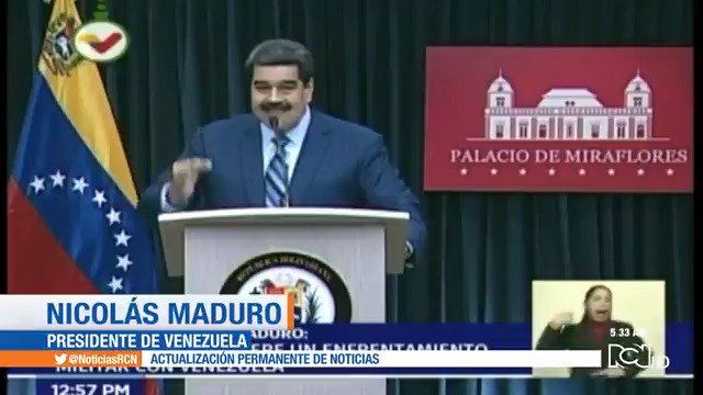 Nicolás Maduro made strong threats against Colombia. Accused President Duque of being behind an alleged plot with the US to prepare a war against Venezuela
