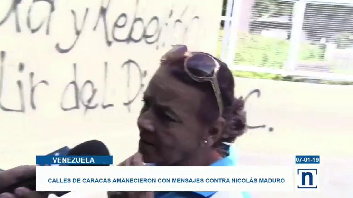 Some people in Caracas considered that Nicolás Maduro should not be recognized as president from January 10, while a citizen assured that Maduro is the man who is with the people and he won the elections