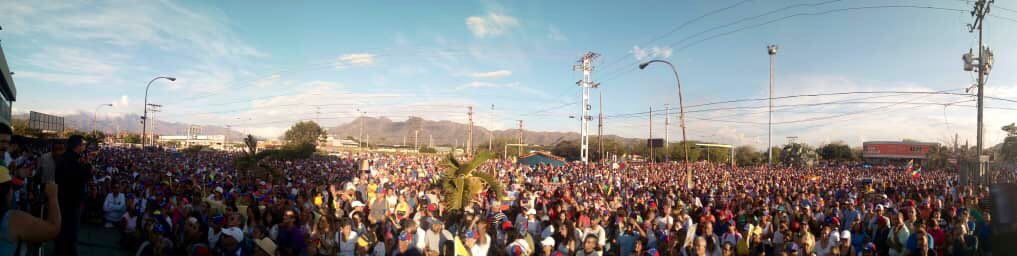 Rally in San Diego Carabobo in support of Asamblea National of Venezuela and against Maduro
