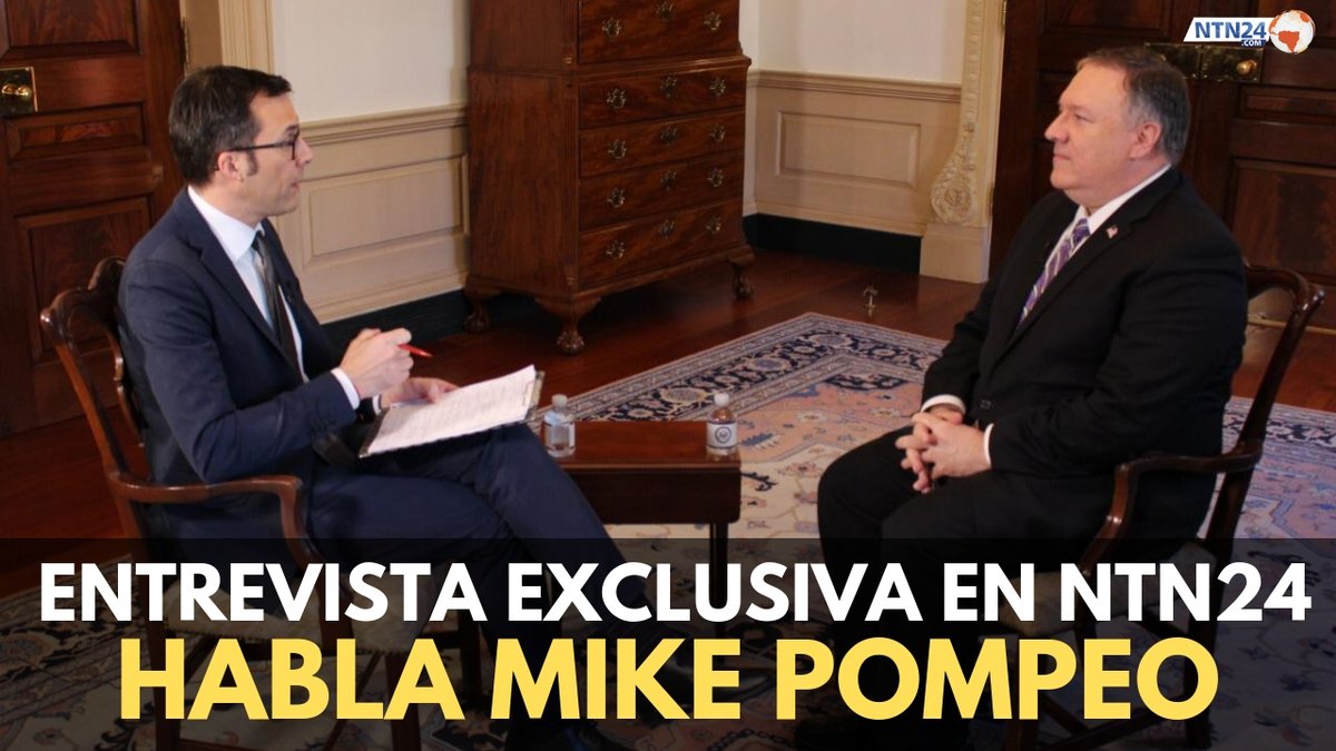 Pompeo: The US works to ensure that Venezuelans have democracy and free elections