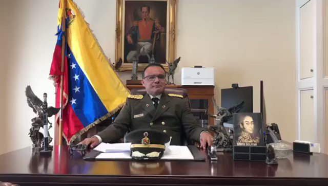 The military attache at the Venezuelan embassy in Washington, Colonel José Luis Silva, denounces Madurai and offers his support to Juan Guaidó as acting President