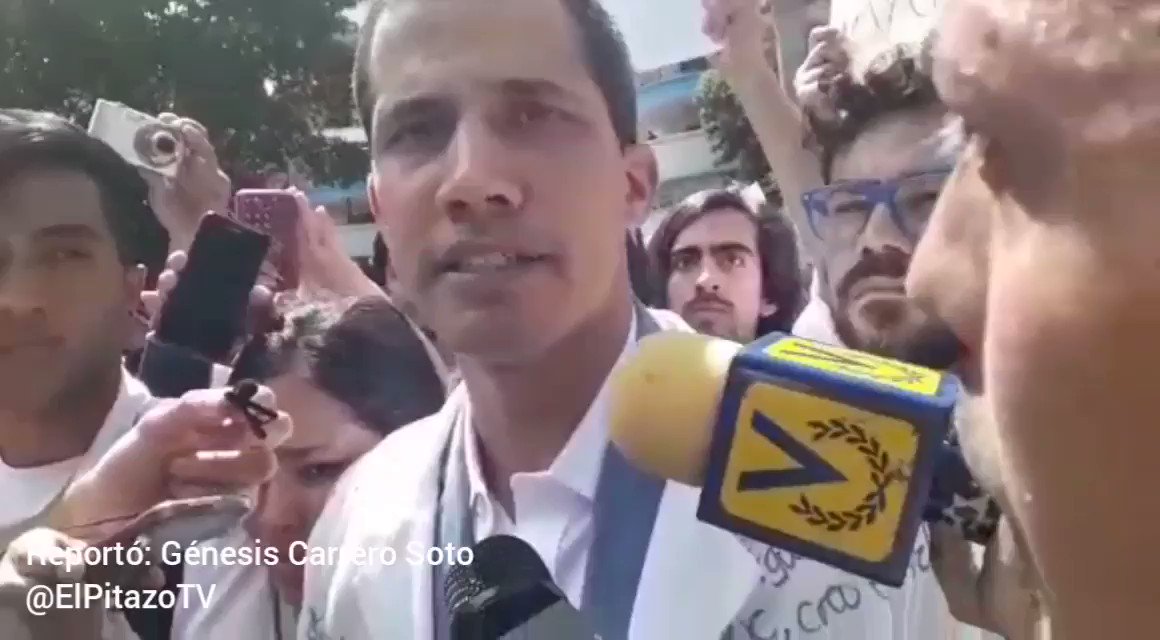 Juan Guaidó stresses that humanitarian aid could reach Venezuela on Friday