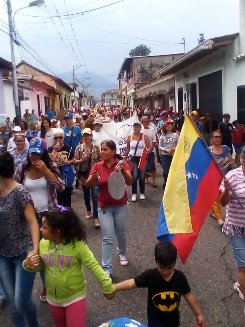 Táchira Córdoba, Táchira State is firmly and without fear in the street