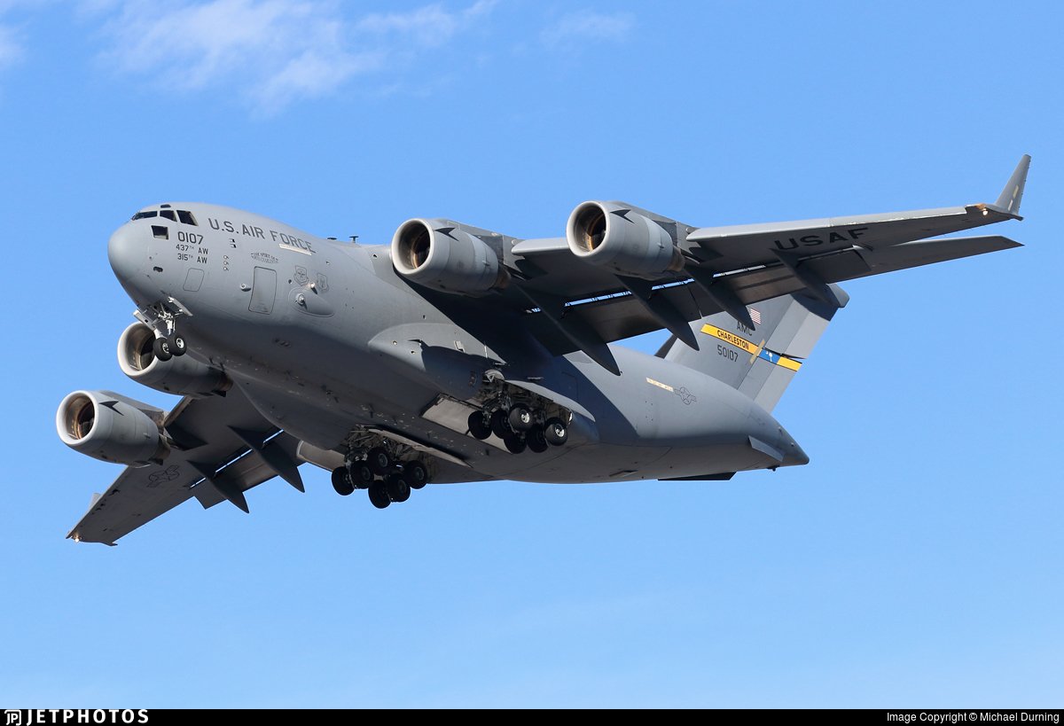 Confirmed about an hour ago The USAF C17 Globemaster that left Bogota, Colombia landed shortly after at Panama City around 0200 UTC 