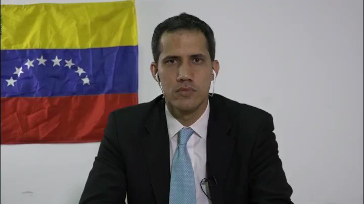 Venezuela's @jguaido in English, gives this message to the American people: We want to reconstruct our country, our liberty.   