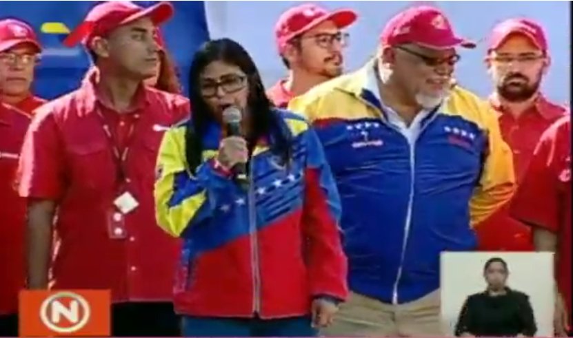 .@DrodriguezVen: The North American empire has given the order to boycott PDVSA, to burn their wells, but it does not occur, the counterorder of the president @NicolasMaduro is to increase production