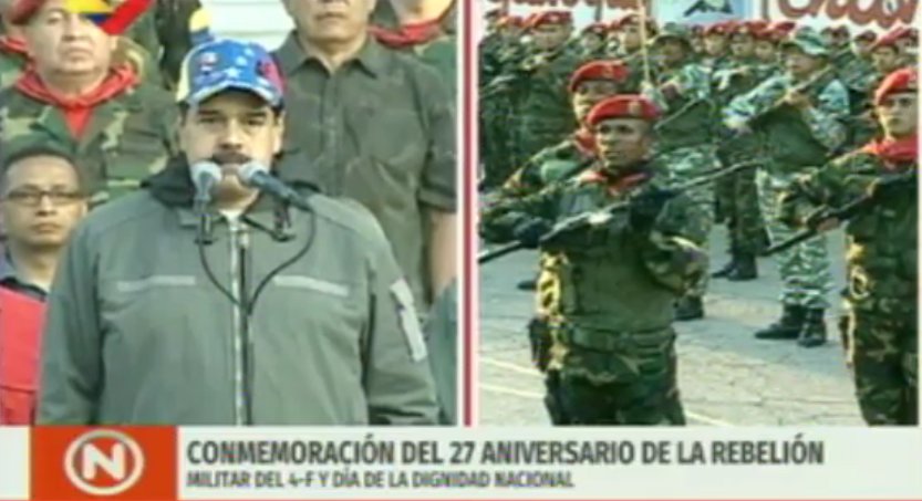 President @NicolasMaduro: This dawn should remind us of that day that began the path we continue today, always with Chavez and the dignity of a people, today more than ever, vindicating the struggle for national sovereignty and independence