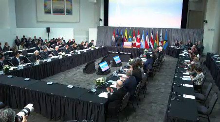 .@jguaido sent video to the #GrupoDeLima meeting: It is time to continue and increase the pressure. The mechanisms must be addressed to achieve the cessation of the usurpation.