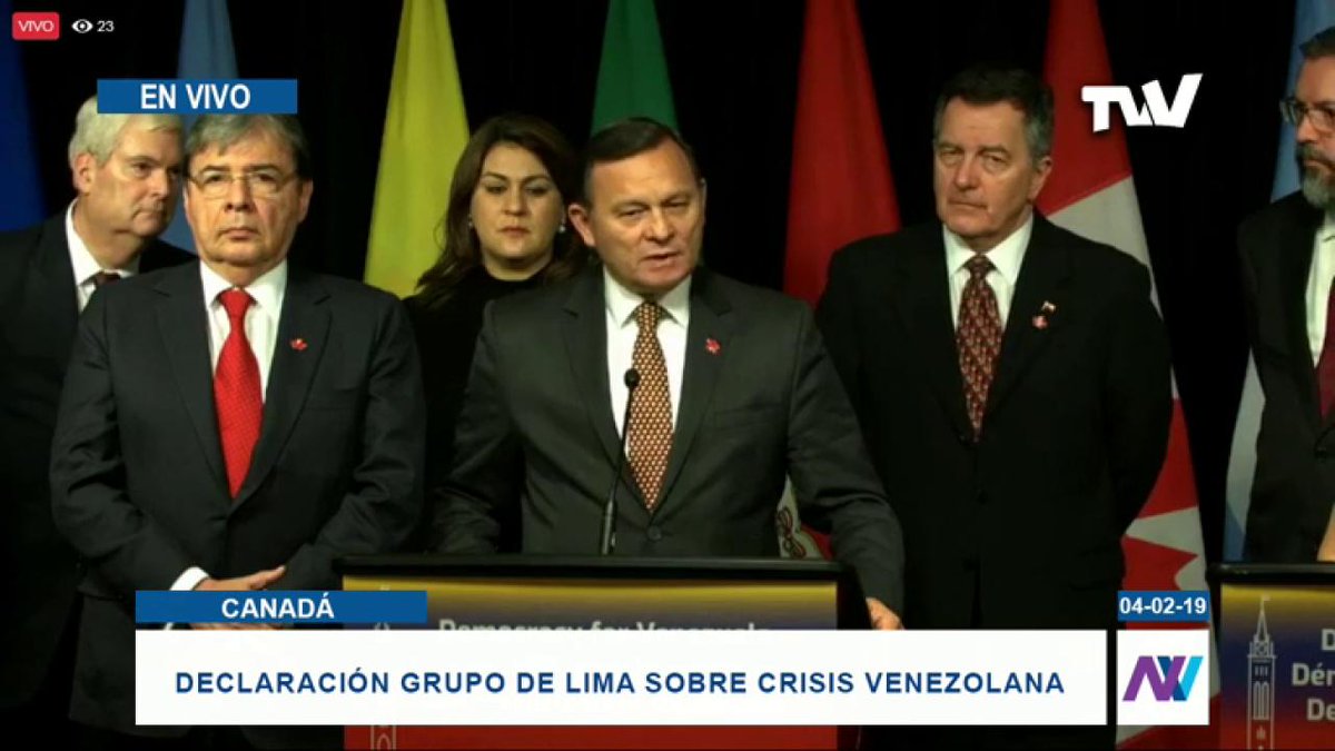 A large number of countries, especially in Europe, have recognized Juan Guaidó as president, and we will work with the ambassadors appointed by Guaidó, says Peruvian Foreign Minister Néstor Popolizio.