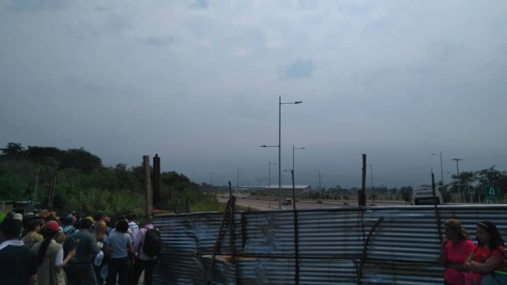 This is the warehouse where humanitarian aid for Venezuela would be stored