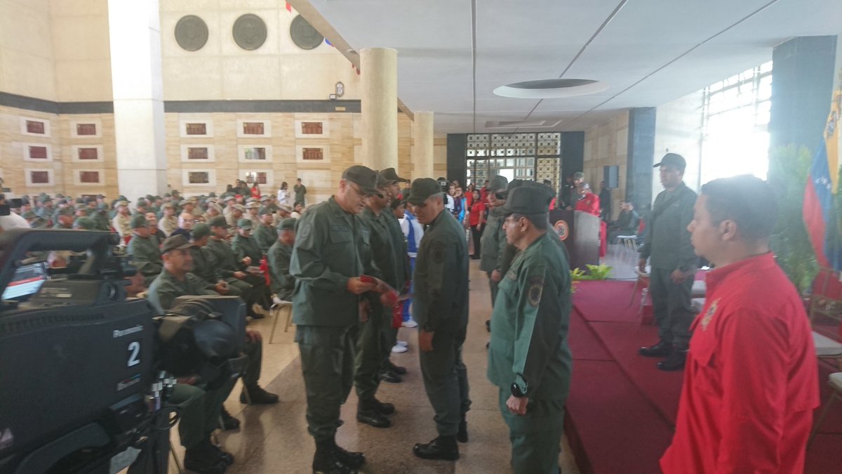 Venezuelan Minister for Defense, Padrino López delivers socio-economic solutions to military personnel and their families
