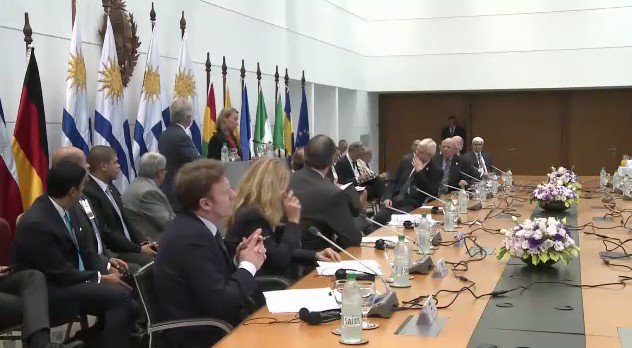 .@FedericaMog at Montevideo: The objective of the Contact Group is not to impose solutions or establish direct mediation or negotiation, but an international initiative is important to accompany a peaceful and democratic exit with free elections.