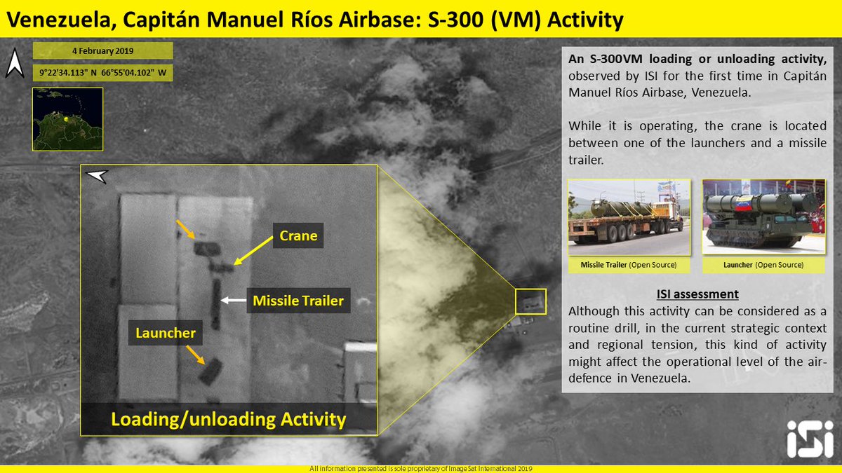 Venezuela deploying the S-300(VM) at Capitan Manuel Rios Airbase