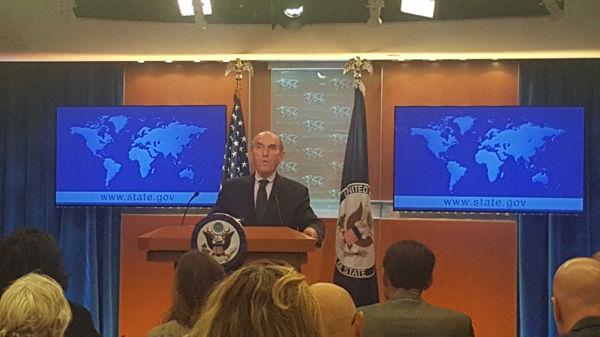 Abrams says there some countries offered to take illegimate members of the Maduro government out of country to give safe haven.   