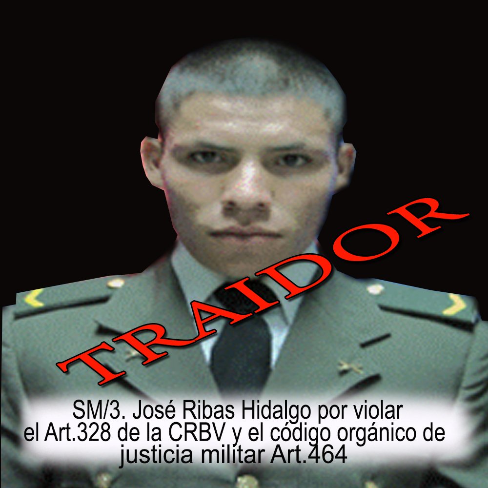 Venezuelan Military declared 5 of its members as traitors.   