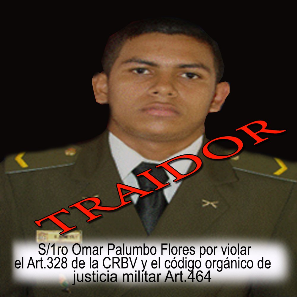 Venezuelan Military declared 5 of its members as traitors.   