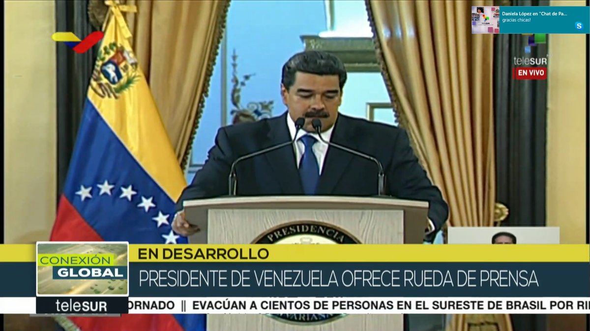 @NicolasMaduro: The Governments of Mexico, Uruguay, Bolivia and Caricom signed a document called the Montevideo mechanism, which respectfully gives way to a dialogue between Venezuelans