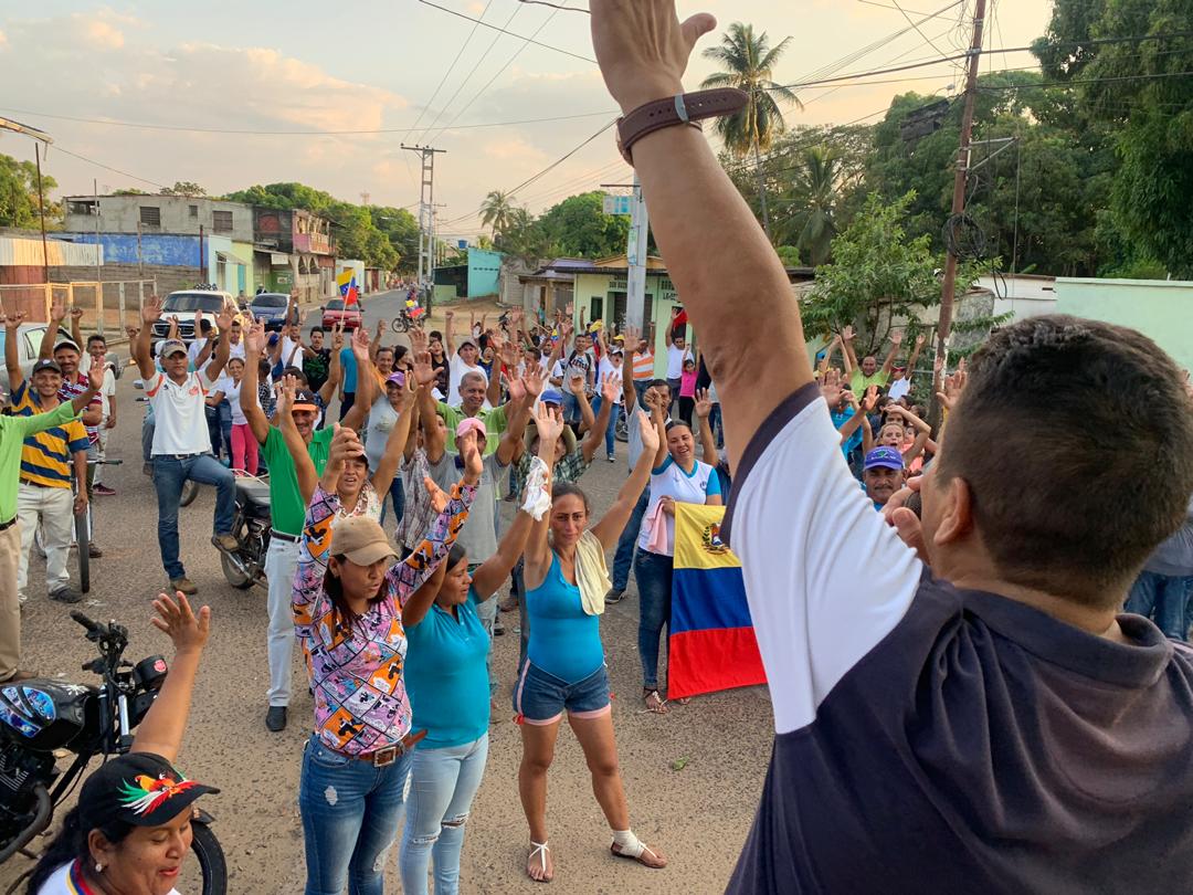 Se desbordó el municipio Pao de San Juan Bautista en Cojedes en apoyo a @jguaido al cese de la usurpación, gobierno de transición y elecciones libres.
