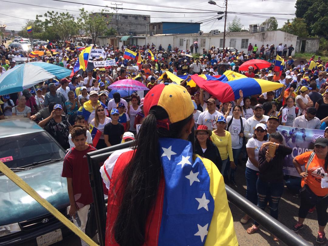 March today in Upata, Bolívar   