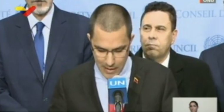 Venezuela MFA @jaarreaza: We believe that the principles of the Charter of the United Nations are being violated, we all have the right to live without being threatened