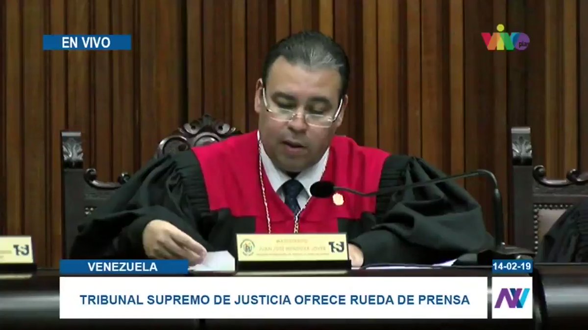 Constitutional Chamber of the TSJ: Constitutes another assault on the rule of law by the National Assembly, a body that is in contempt and whose acts are absolutely null. 
