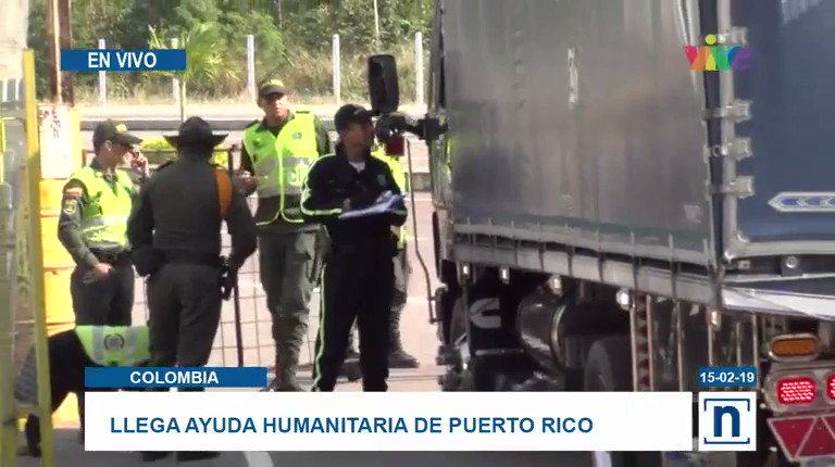 Cucuta Border, Tienditas bridge: Humanitarian aid arrives from Puerto Rico