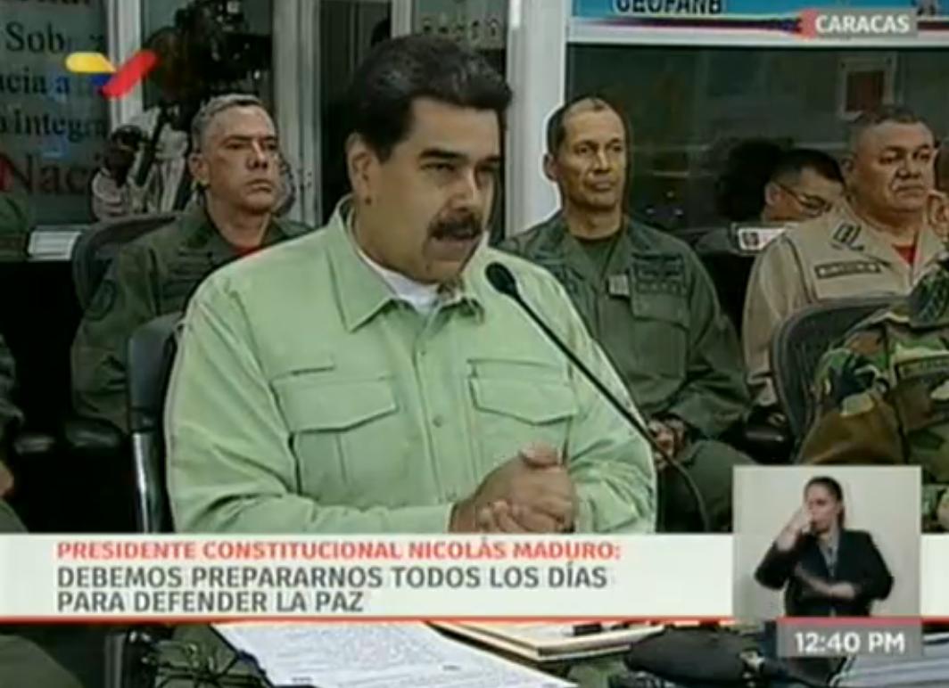 Maduro says supply of humanitarian aid is a Hollywood show 