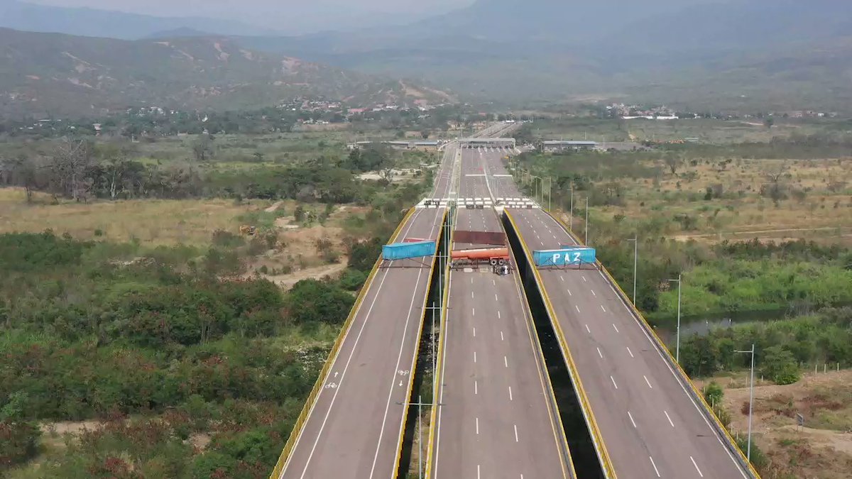 Drone images: stage of Venezuela Aid Live is ready for the concert in Cúcuta 