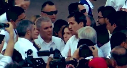 .@jguaido with Presidents of Colombia @IvanDuque, Paraguay @MaritoAbdo and from Chile @sebastianpinera