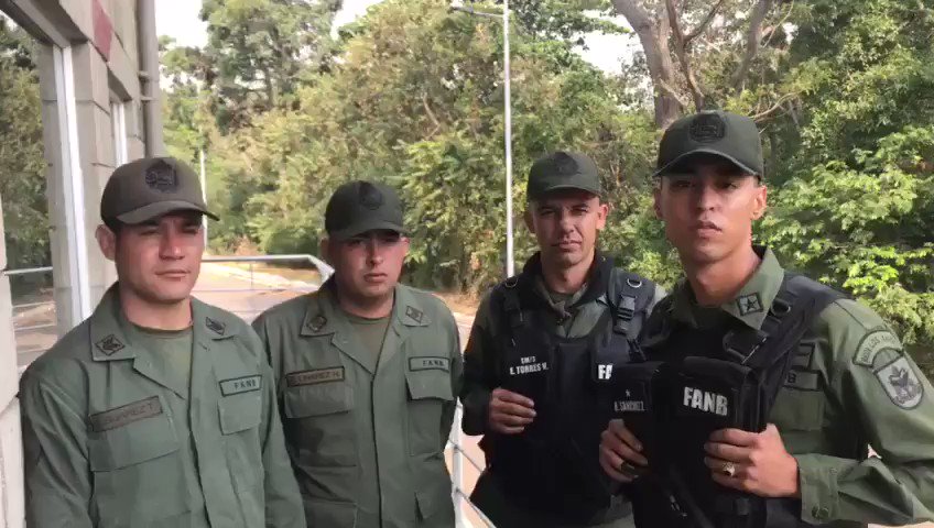 Militarymen who crossed into Colombia denounced Maduro, recognizes Guaido 
