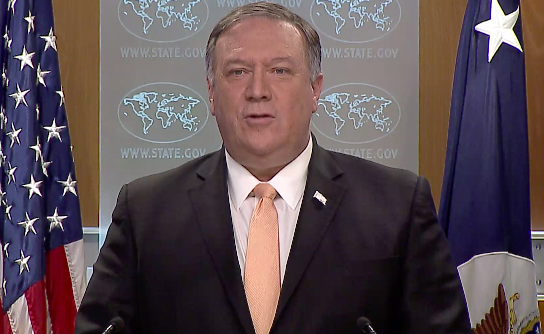 Oil company @PDVSA is now an ATM for the @NicolasMaduro government, Russia oligarchs and kleptocrats, says @SecPompeo.   