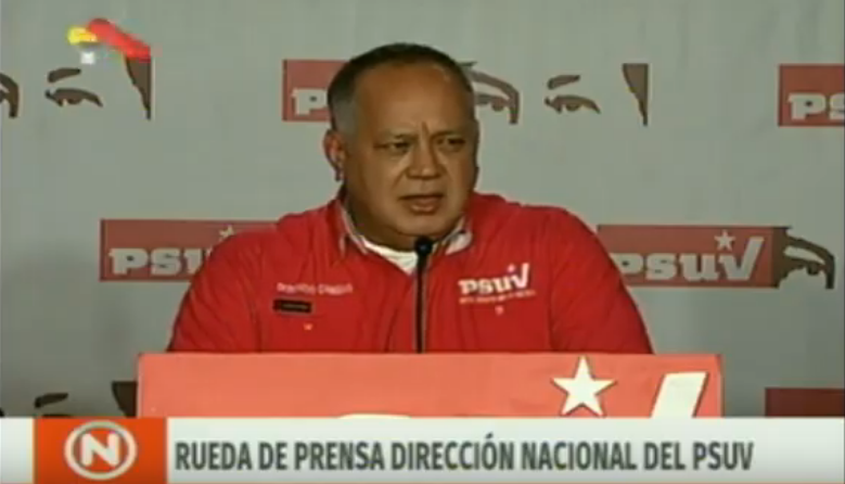 Diosdado Cabello:  Siento mucha lástima por Michelle Bachelet,  por los insultos que ha recibido de parte de la oposición   