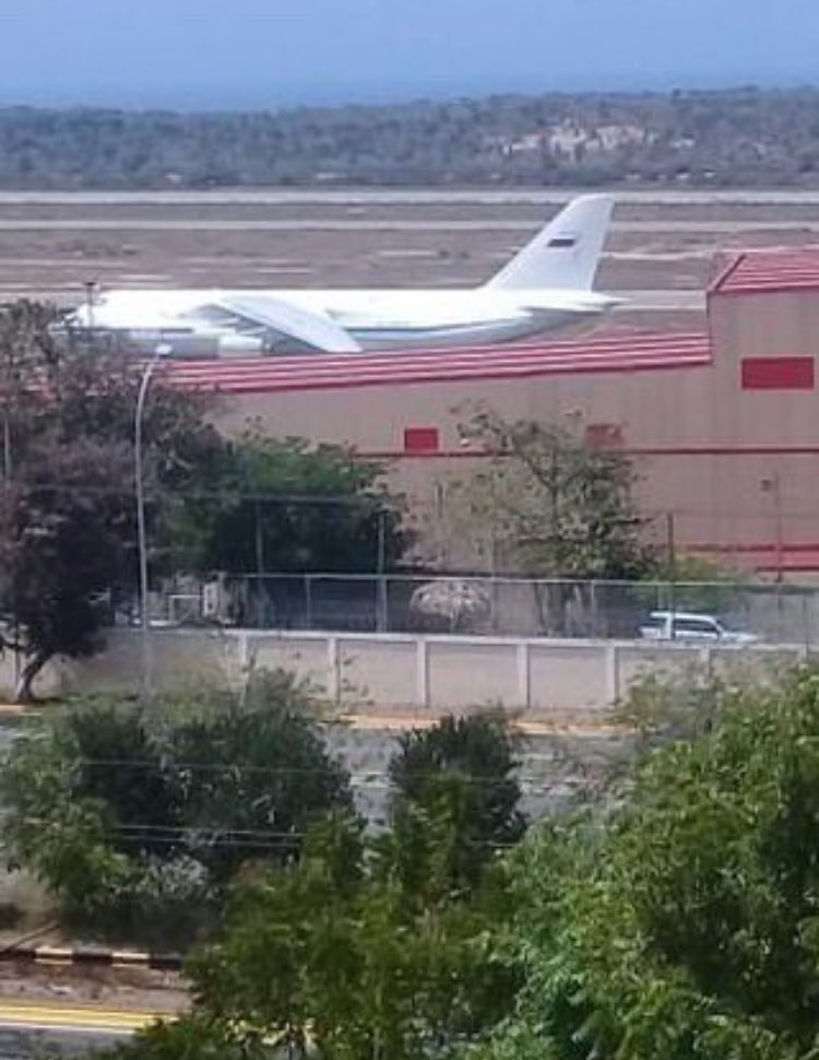 RuAF An-124 RA82035 has arrived in Caracas, Venezuela