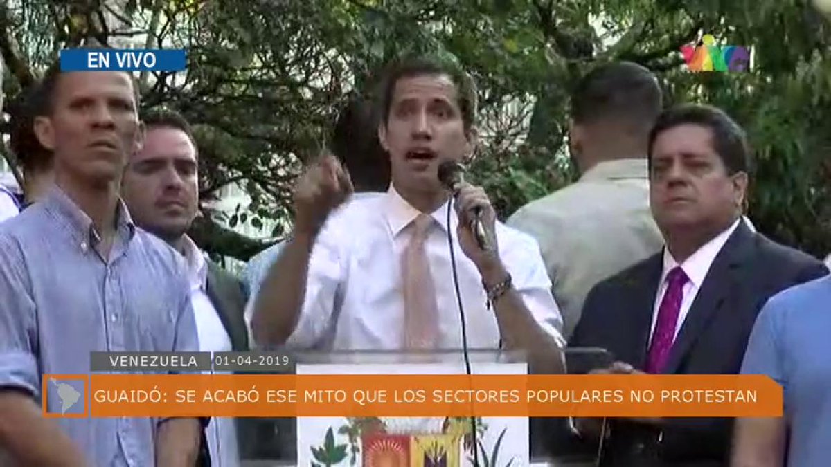 Juan Guaidó: On Saturday, April 6, Operation Libertad starting, we should be all together, because the route and the direction we have is very clear