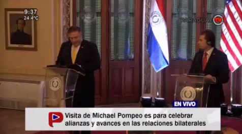 Secretary of State @SecPompeo: We are working to restore stability and democracy in Venezuela, from the chaos caused by Maduro, who is a tyrant who has ruined his country. 13Apr