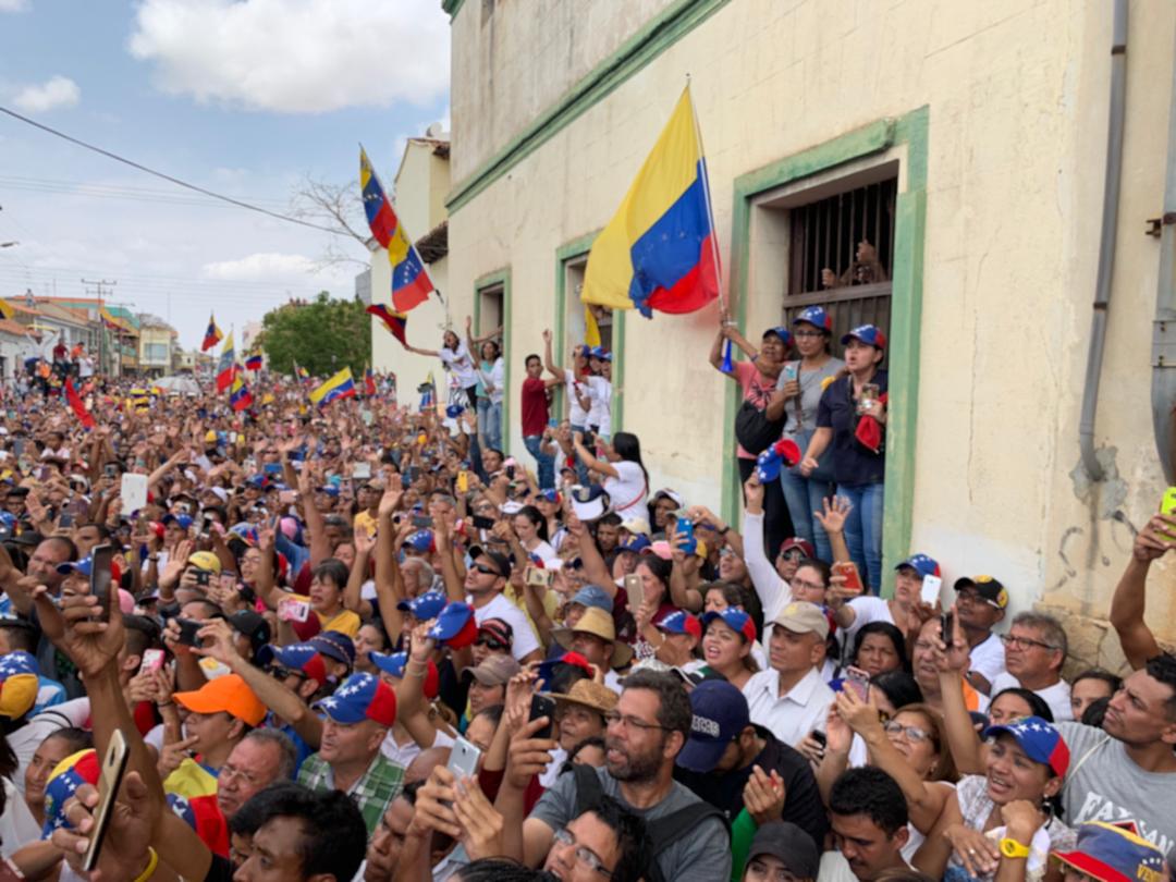 Rally of @jguaido in Coro (Falcón state)