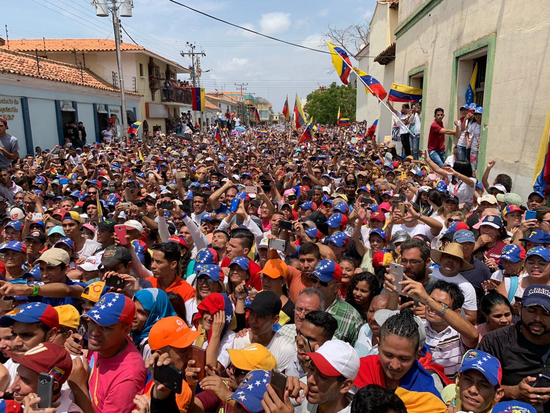 Rally of @jguaido in Coro (Falcón state)
