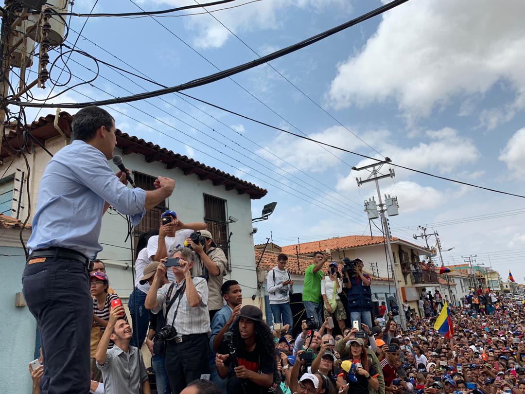 Rally of @jguaido in Coro (Falcón state)