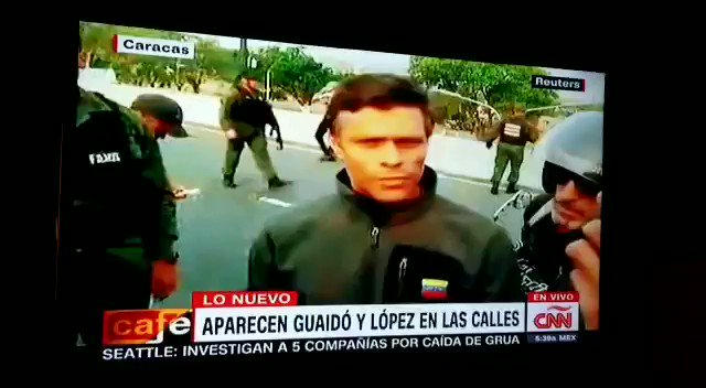 Leopoldo López asks the members of the Venezuelan Armed Forces to go out to support the transition
