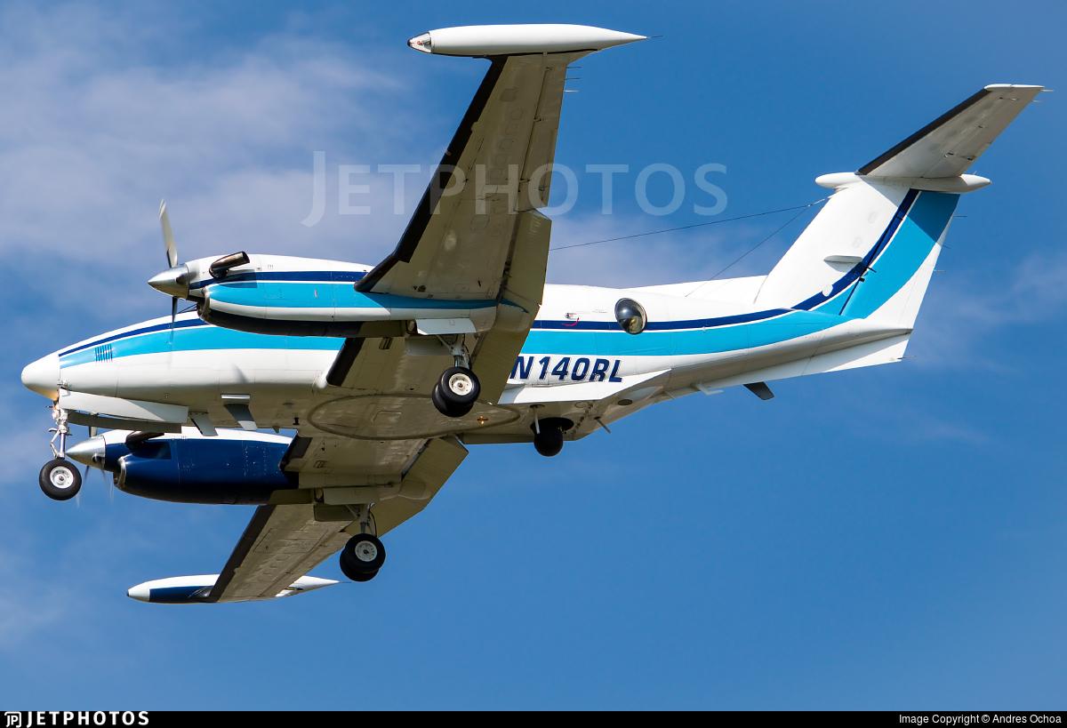 ISR PLATFORMS LLC Beech 200T Super King Air N140RL heading East from El dorado Bogota   