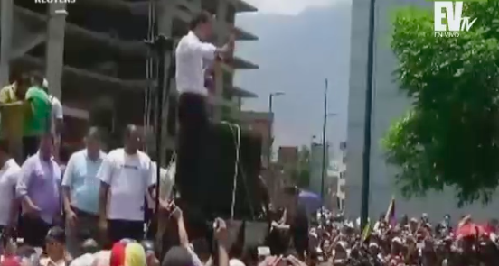 Acting president @jguaido we will insist until we achieve our objectives, the cessation of usurpation, transitional government and free elections