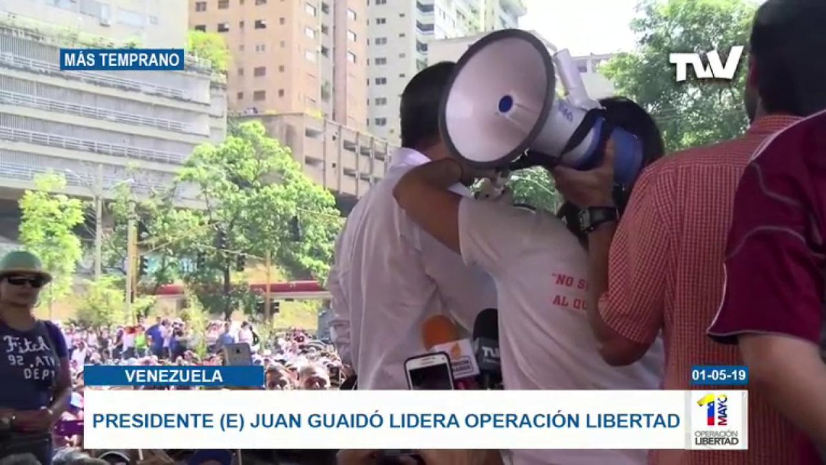 .@jguaido from the Santa Fe interchange: Yesterday was not a coup, but a civic rebellion