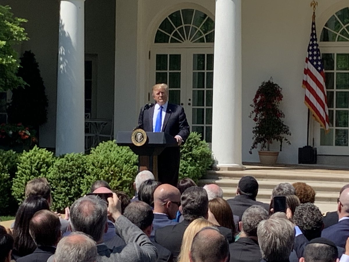 At NationalDayOfPrayer event, @POTUS begins by sending prayers to the people of Venezuela, adding it must end soon.and we are there to help.   
