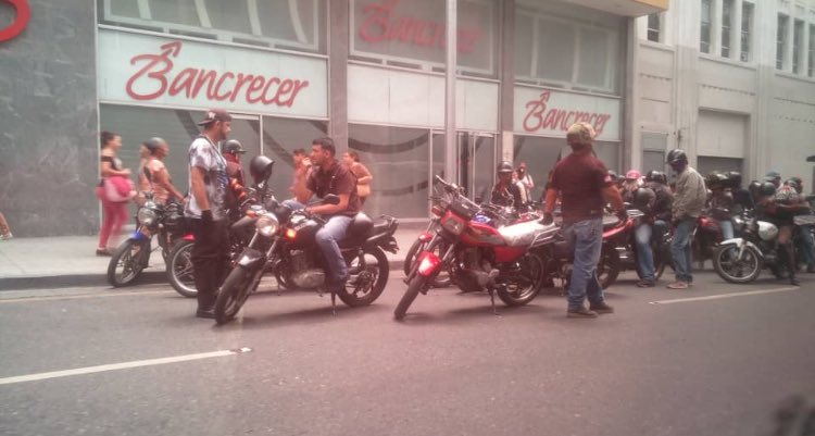 Colectivos are starting to gather in the streets around the National Assembly building in Caracas 
