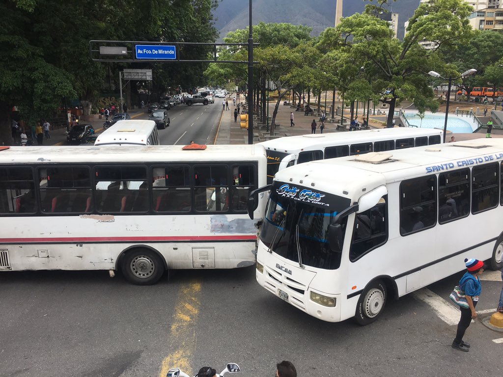 Protest of transporters in Altamira