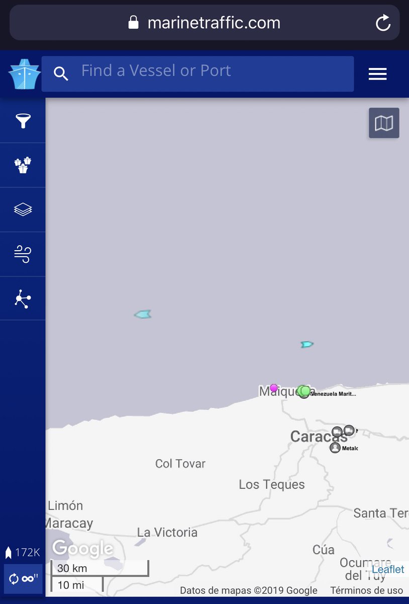 1:20am Guarda Costas estadounidense CG James realiza navegación en la zona económica exclusiva de Venezuela a 18 millas náuticas del Puerto La Guaira. Es registrado por marinetraffic. 10May   
