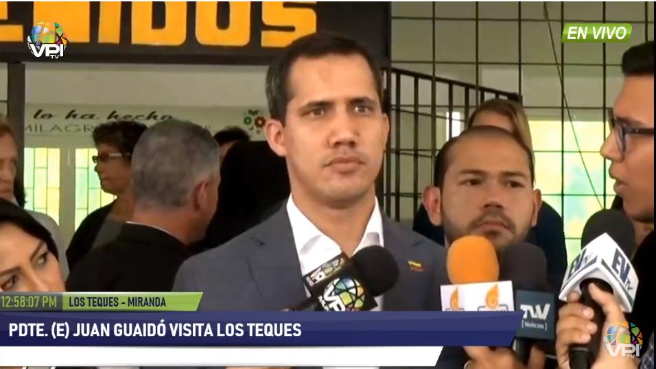 Juan Guaidó (@jguaido): we know today that Maduro does not serve the people, who are defeated by kidnapping the symbols of Venezuela