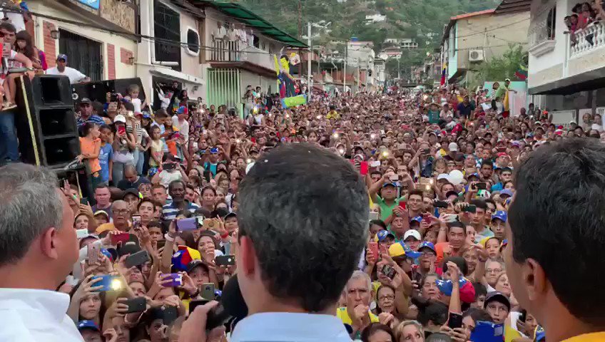 .@jguaido from Trujillo: Here is a country full of hope, strength and future